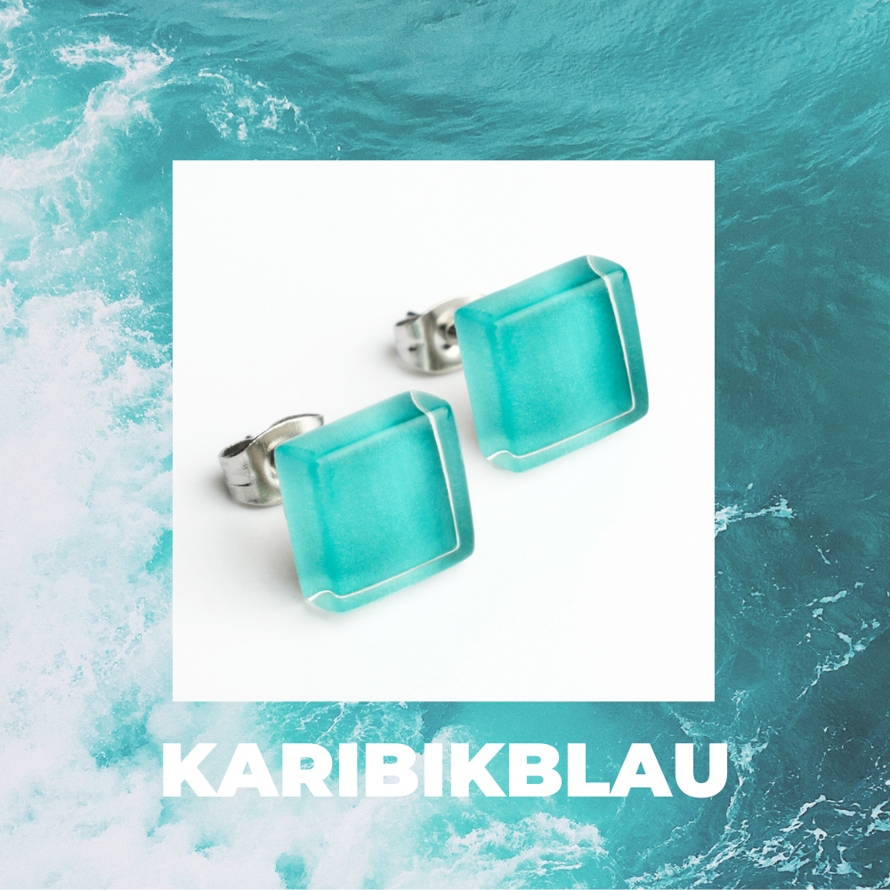 Foto von Kleine Ohrstecker aus Glas • 10mm Foto von Kleine Ohrstecker aus Glas • 10mm