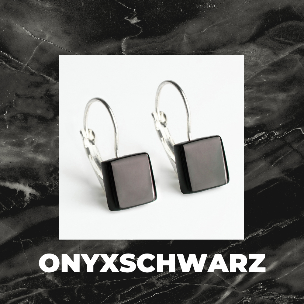 Foto von Geometrische Ohrringe aus Glas • 10mm Foto von Geometrische Ohrringe aus Glas • 10mm