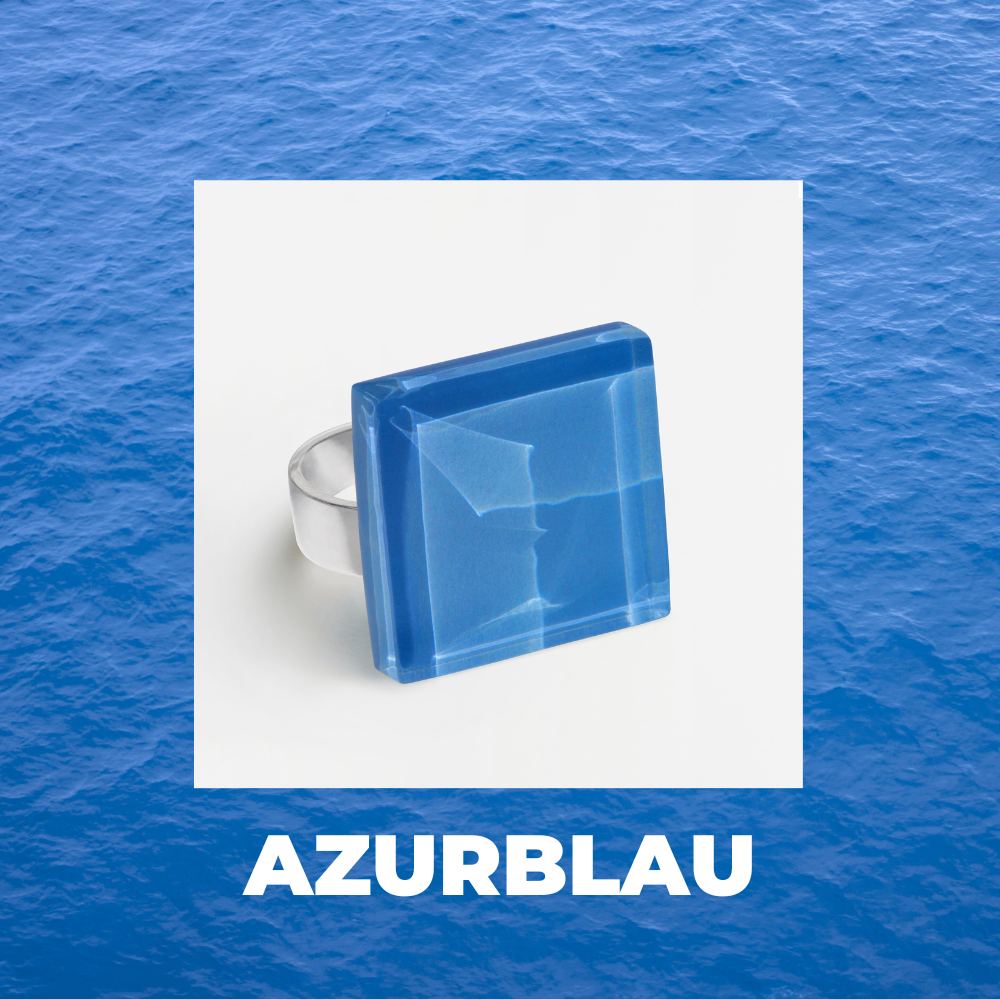 Foto von Statement ring with 20mm stone • adjustable size Foto von Statement ring with 20mm stone • adjustable size