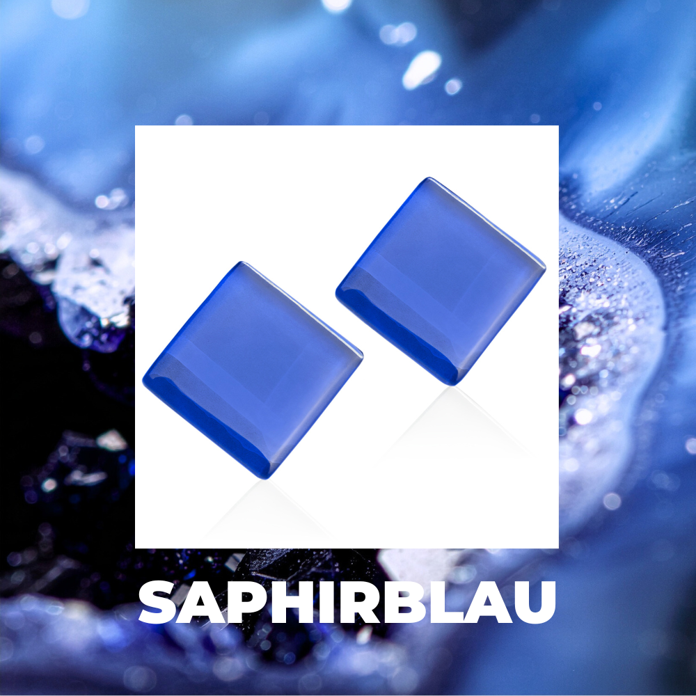 Foto von Statement Clip Ohrringe aus Glas • 20mm Foto von Statement Clip Ohrringe aus Glas • 20mm