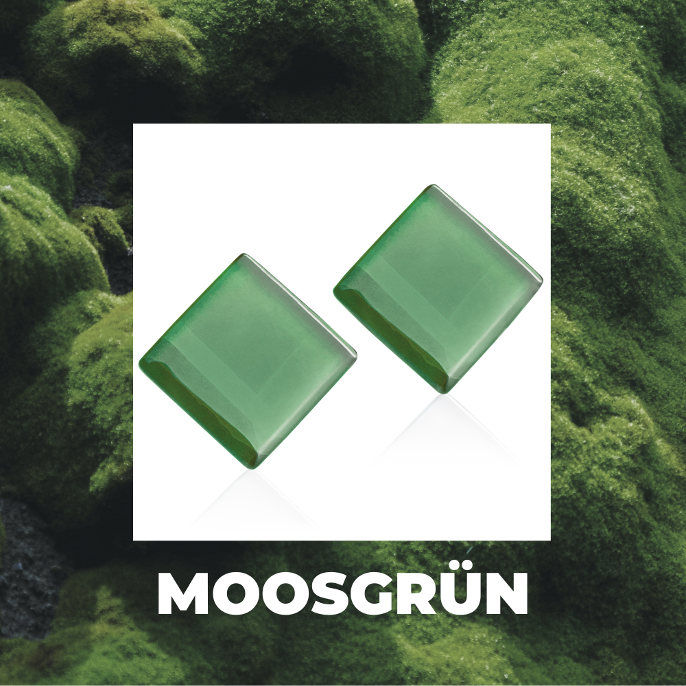 Foto von Statement Clip Ohrringe aus Glas • 20mm Foto von Statement Clip Ohrringe aus Glas • 20mm