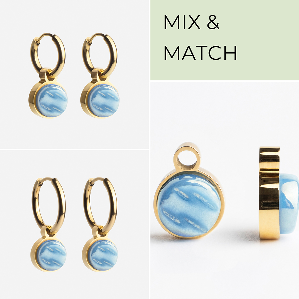 Foto von Hoop earring charms • Mix & Match charms Foto von Hoop earring charms • Mix & Match charms