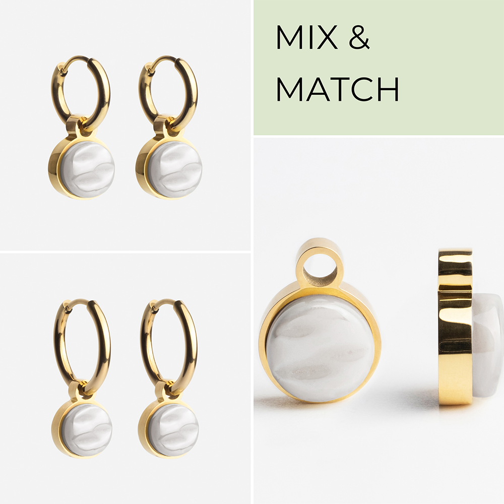 Foto von Hoop earring charms • Mix & Match charms Foto von Hoop earring charms • Mix & Match charms