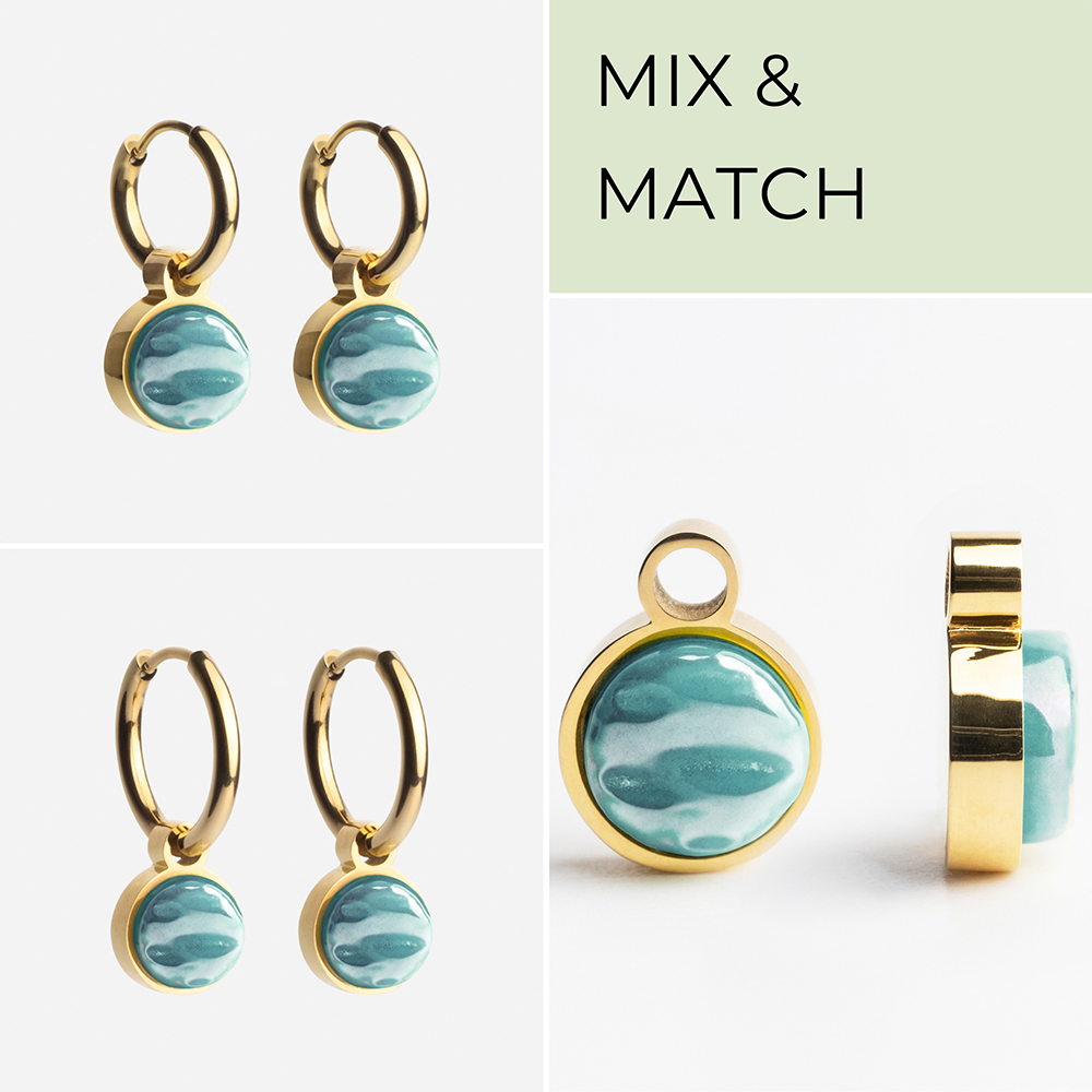 Foto von Hoop earring charms • Mix & Match charms Foto von Hoop earring charms • Mix & Match charms