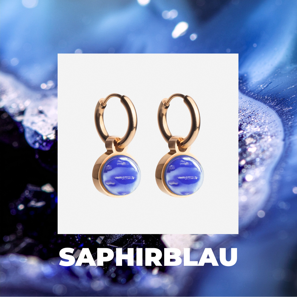 Foto von Hoop earrings with pendants • Mix & Match earrings • 12mm Foto von Hoop earrings with pendants • Mix & Match earrings • 12mm