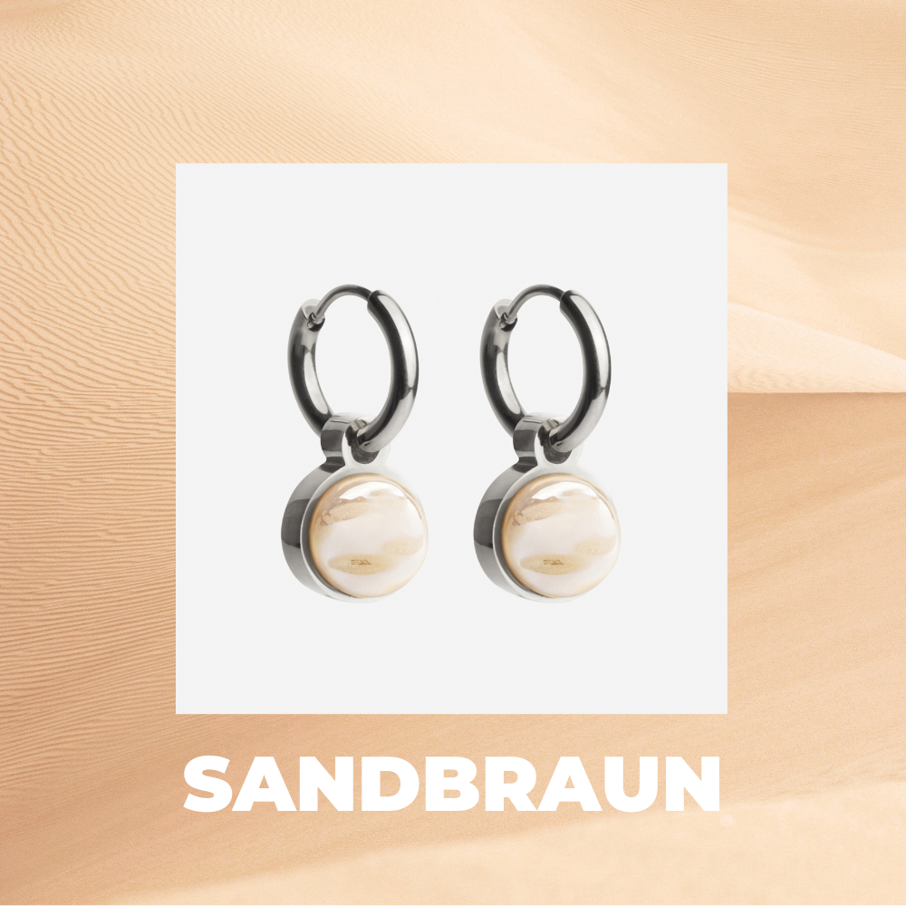 Foto von Hoop earrings with pendants • Mix & Match earrings • 12mm Foto von Hoop earrings with pendants • Mix & Match earrings • 12mm