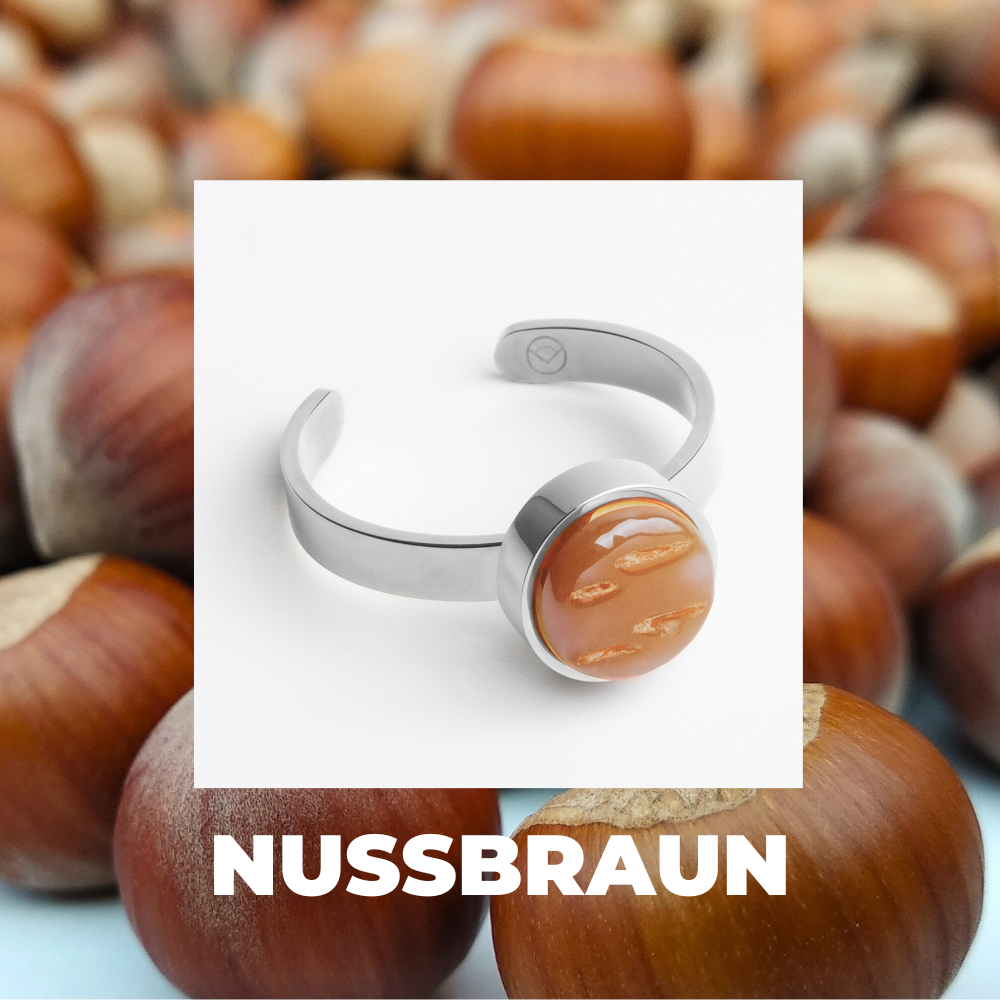 Foto von Adjustable ring with stone • 8mm Foto von Adjustable ring with stone • 8mm