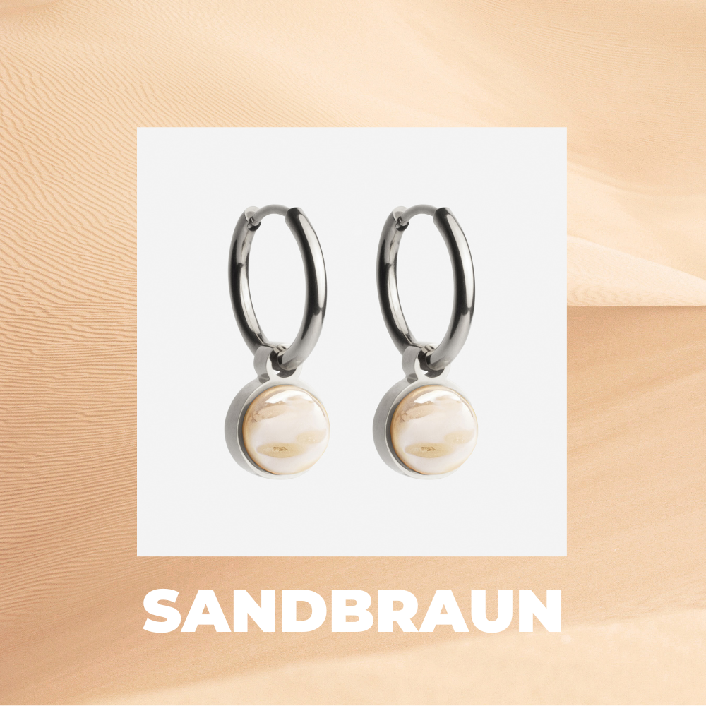 Foto von Hoop earrings with charms • Mix & Match earrings • 16mm Foto von Hoop earrings with charms • Mix & Match earrings • 16mm
