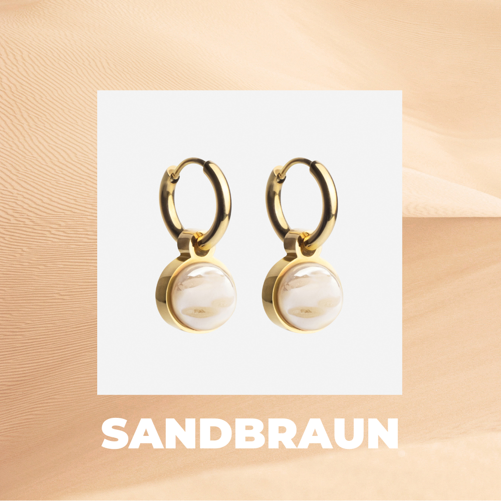 Foto von Hoop earrings with pendants • Mix & Match earrings • 12mm Foto von Hoop earrings with pendants • Mix & Match earrings • 12mm