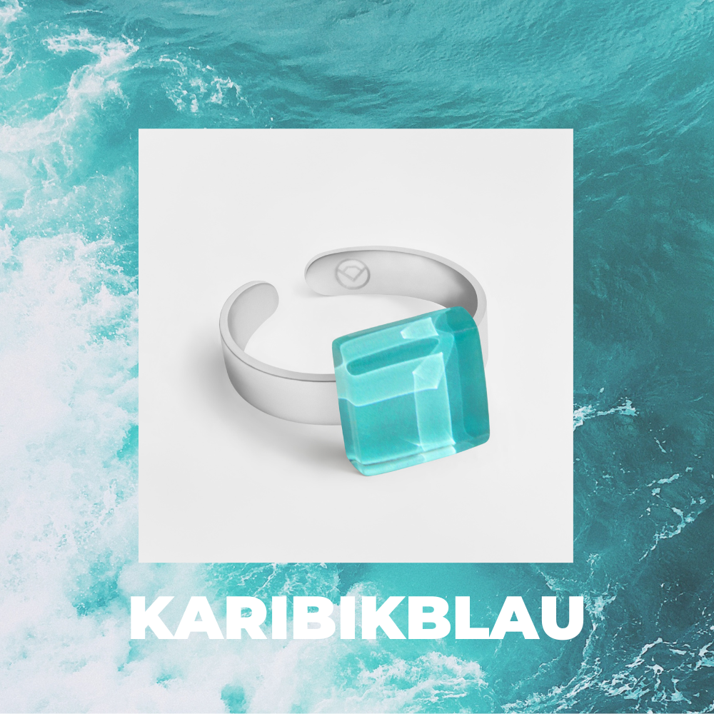 Foto von Small ring with 10mm stone • adjustable size Foto von Small ring with 10mm stone • adjustable size