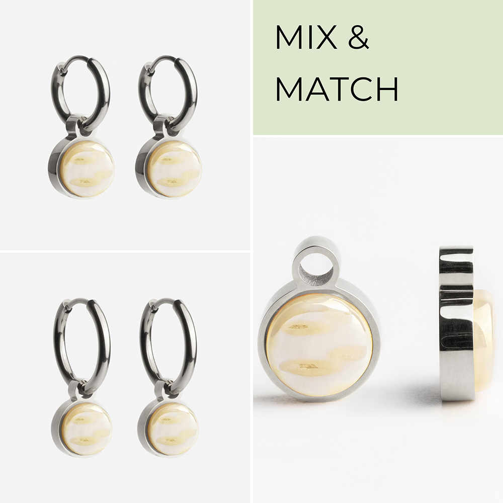 Foto von Hoop earring charms • Mix & Match charms Foto von Hoop earring charms • Mix & Match charms