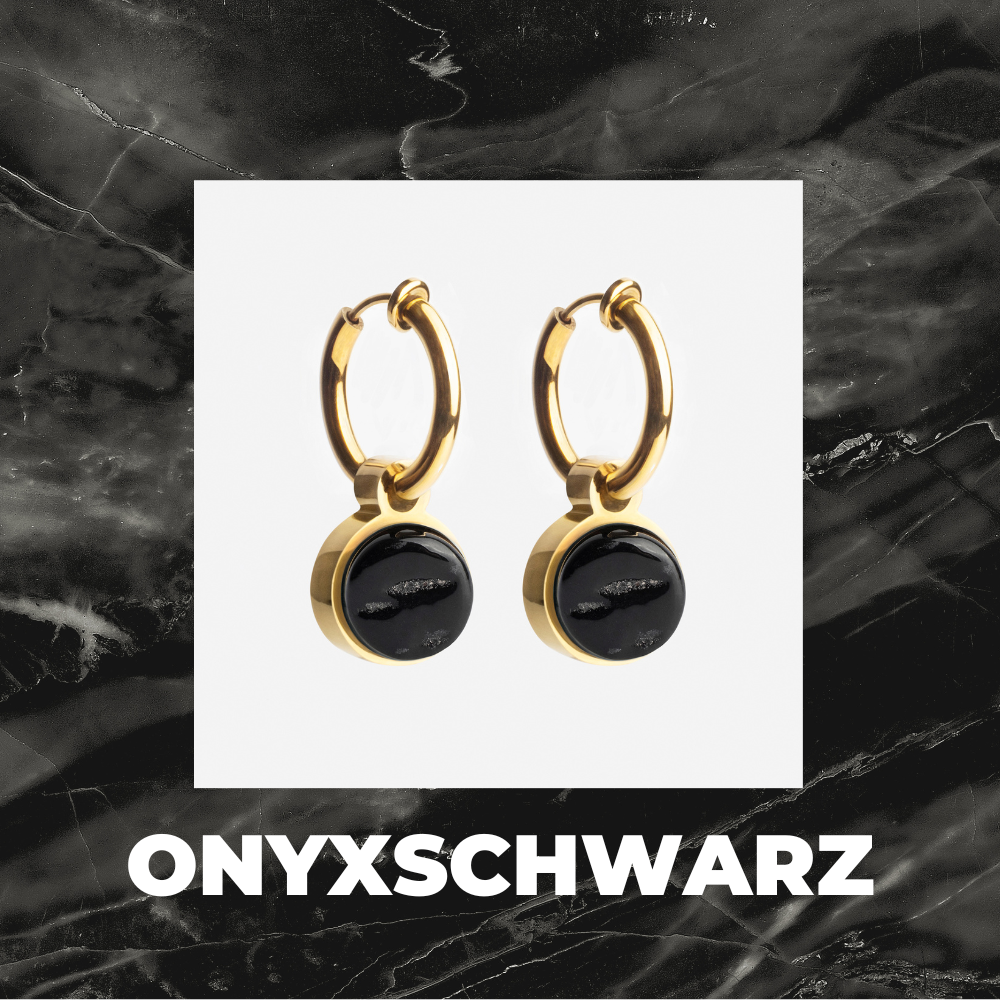 Foto von Hoop clip earrings with pendants • Mix & Match ear clips • 14mm Foto von Hoop clip earrings with pendants • Mix & Match ear clips • 14mm