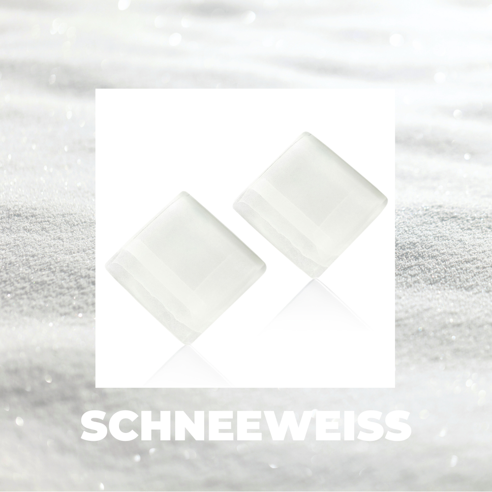 Foto von Statement Clip Ohrringe aus Glas • 20mm Foto von Statement Clip Ohrringe aus Glas • 20mm