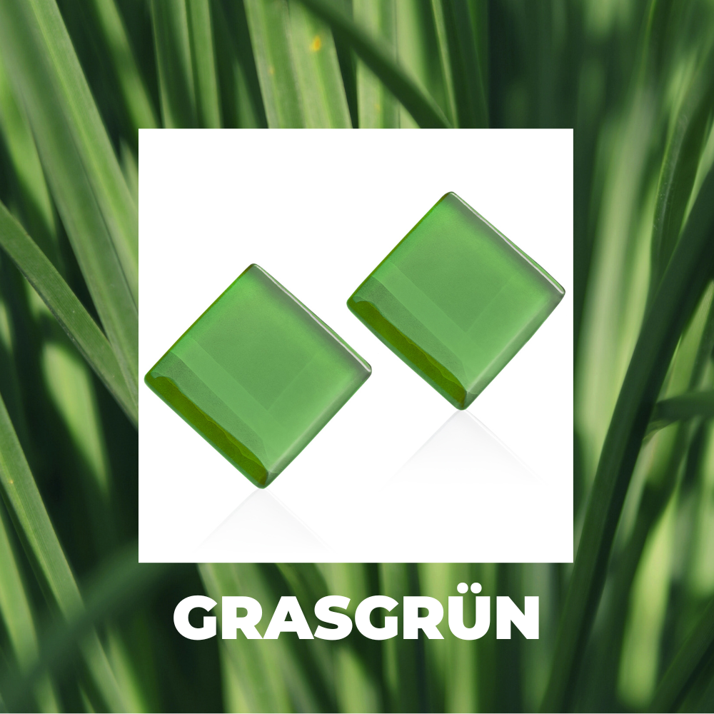 Foto von Statement Clip Ohrringe aus Glas • 20mm Foto von Statement Clip Ohrringe aus Glas • 20mm