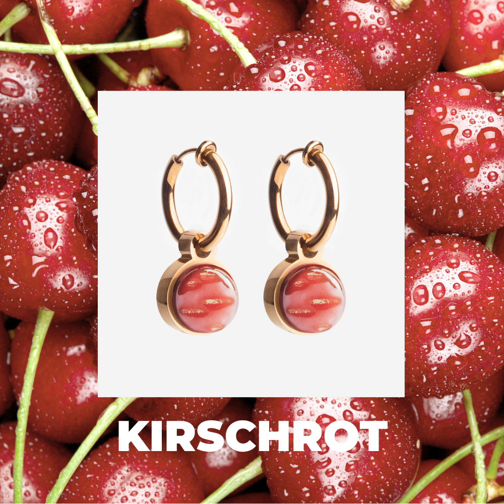 Foto von Hoop clip earrings with pendants • Mix & Match ear clips • 14mm Foto von Hoop clip earrings with pendants • Mix & Match ear clips • 14mm