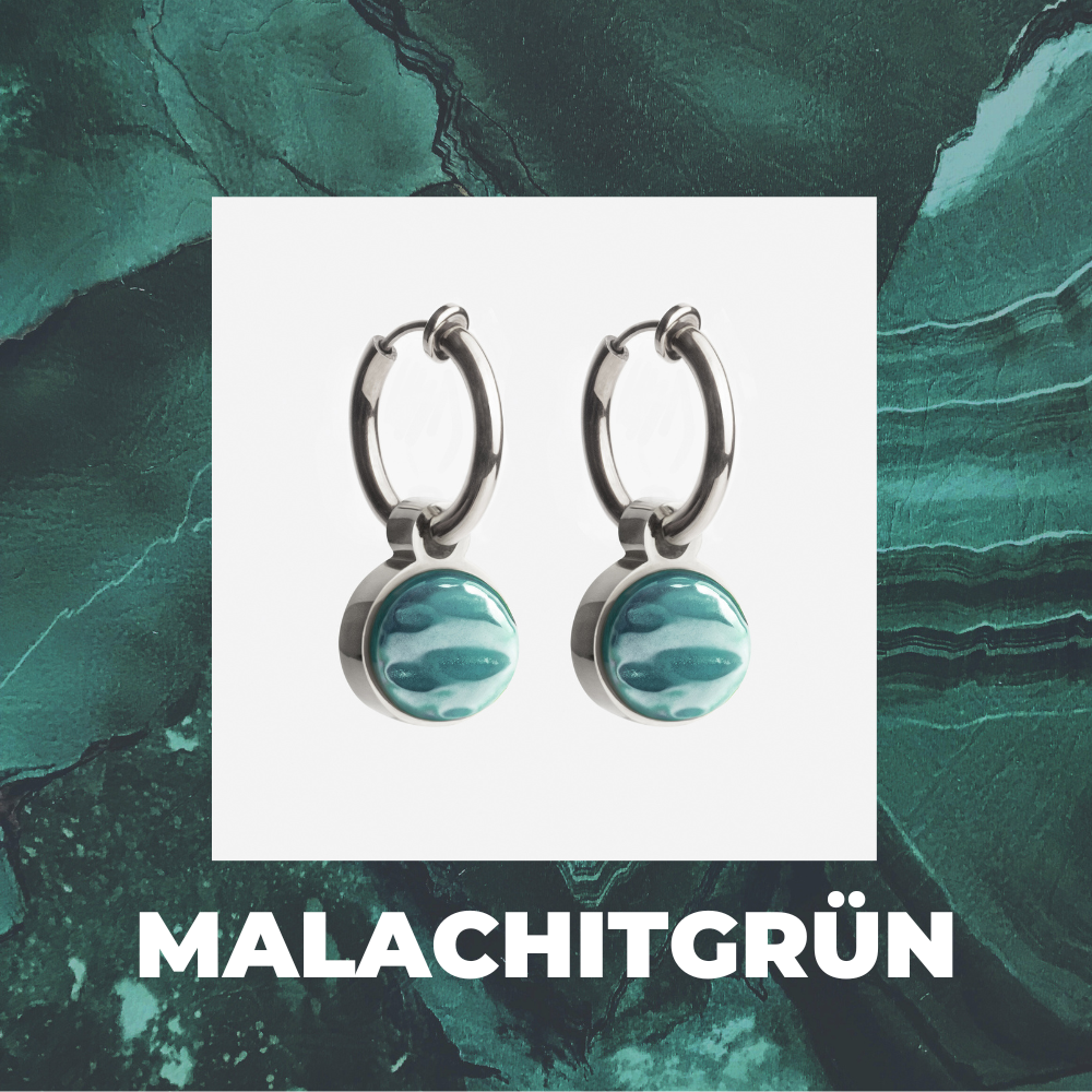 Foto von Hoop clip earrings with pendants • Mix & Match ear clips • 14mm Foto von Hoop clip earrings with pendants • Mix & Match ear clips • 14mm