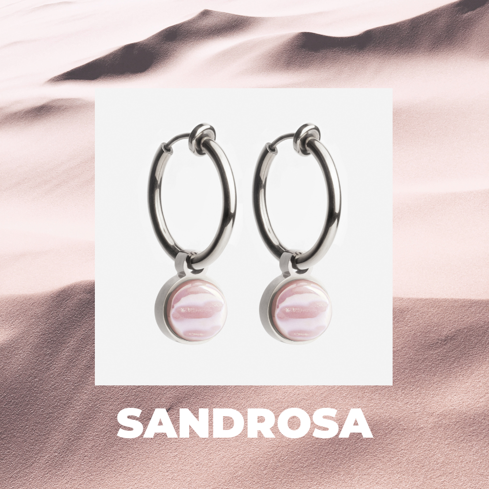 Foto von Hoop clip earrings with pendants • Mix & Match ear clips • 18mm Foto von Hoop clip earrings with pendants • Mix & Match ear clips • 18mm