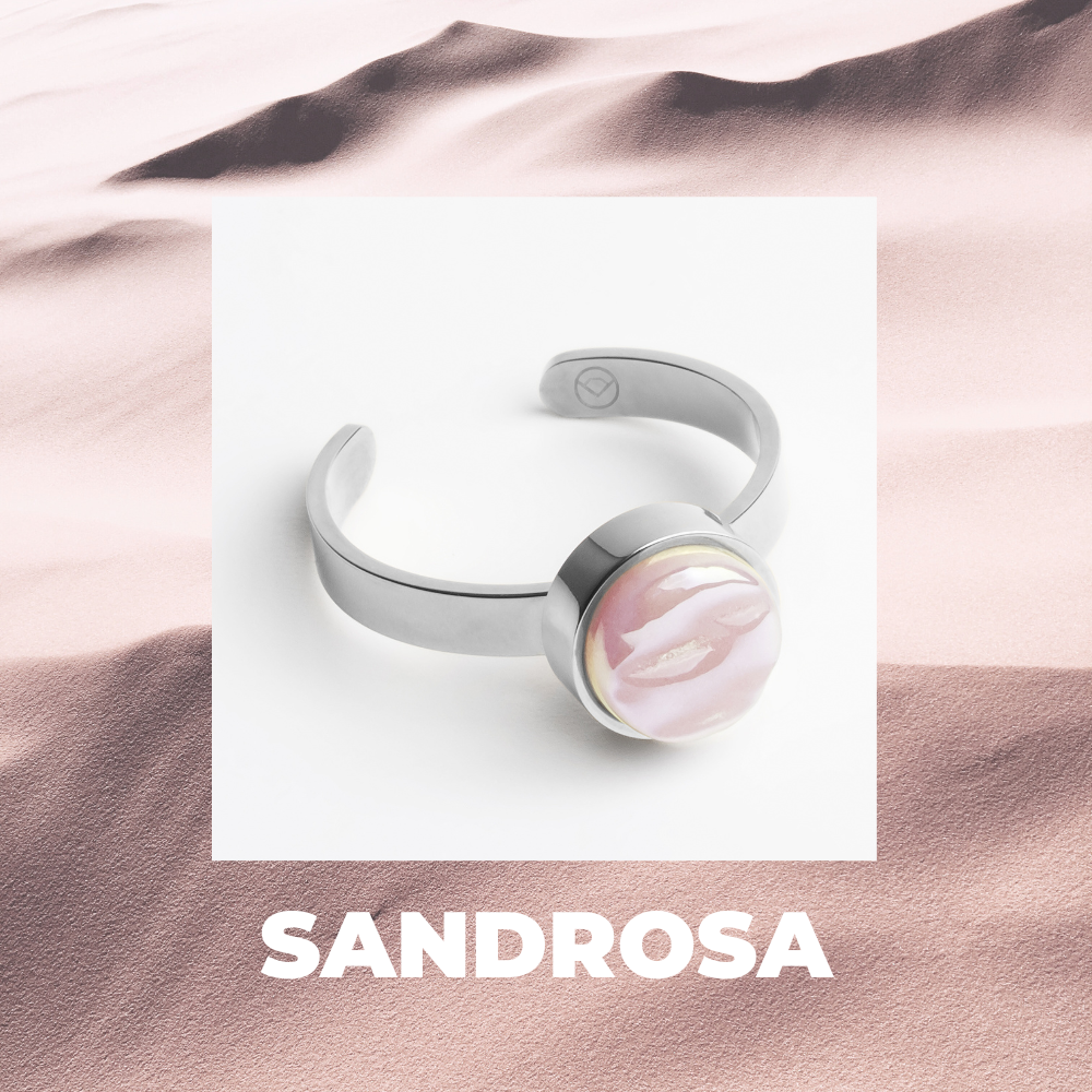 Foto von Adjustable ring with stone • 8mm Foto von Adjustable ring with stone • 8mm