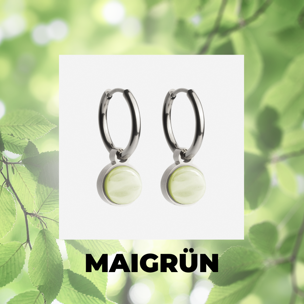 Foto von Hoop earrings with charms • Mix & Match earrings • 16mm Foto von Hoop earrings with charms • Mix & Match earrings • 16mm