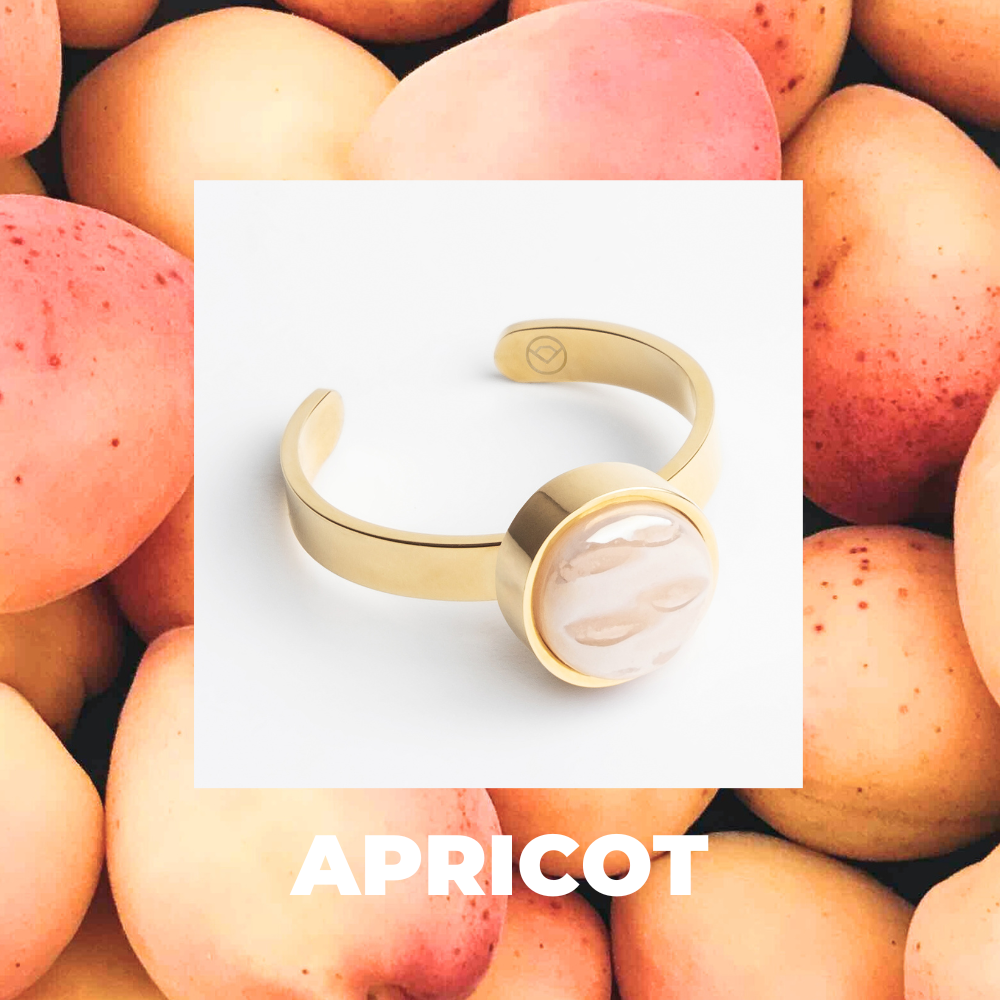 Foto von Adjustable ring with stone • 8mm Foto von Adjustable ring with stone • 8mm