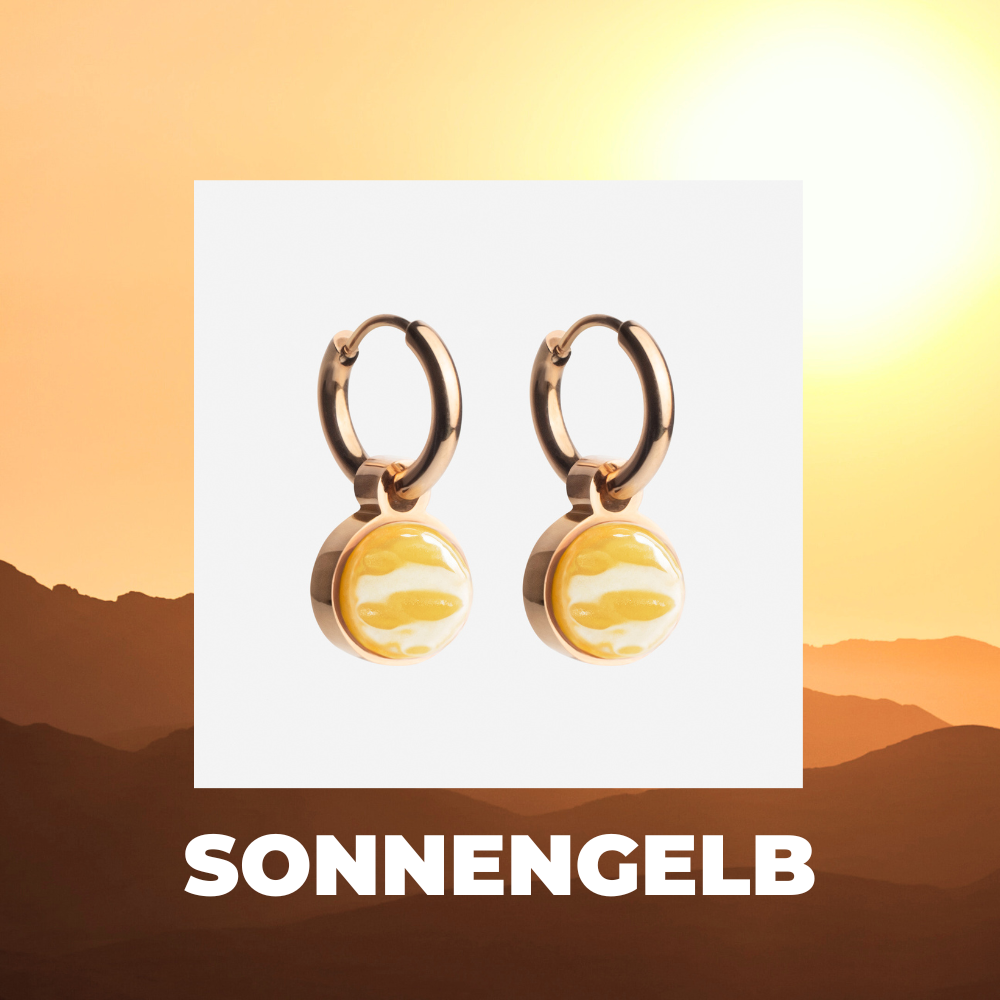 Foto von Hoop earrings with pendants • Mix & Match earrings • 12mm Foto von Hoop earrings with pendants • Mix & Match earrings • 12mm