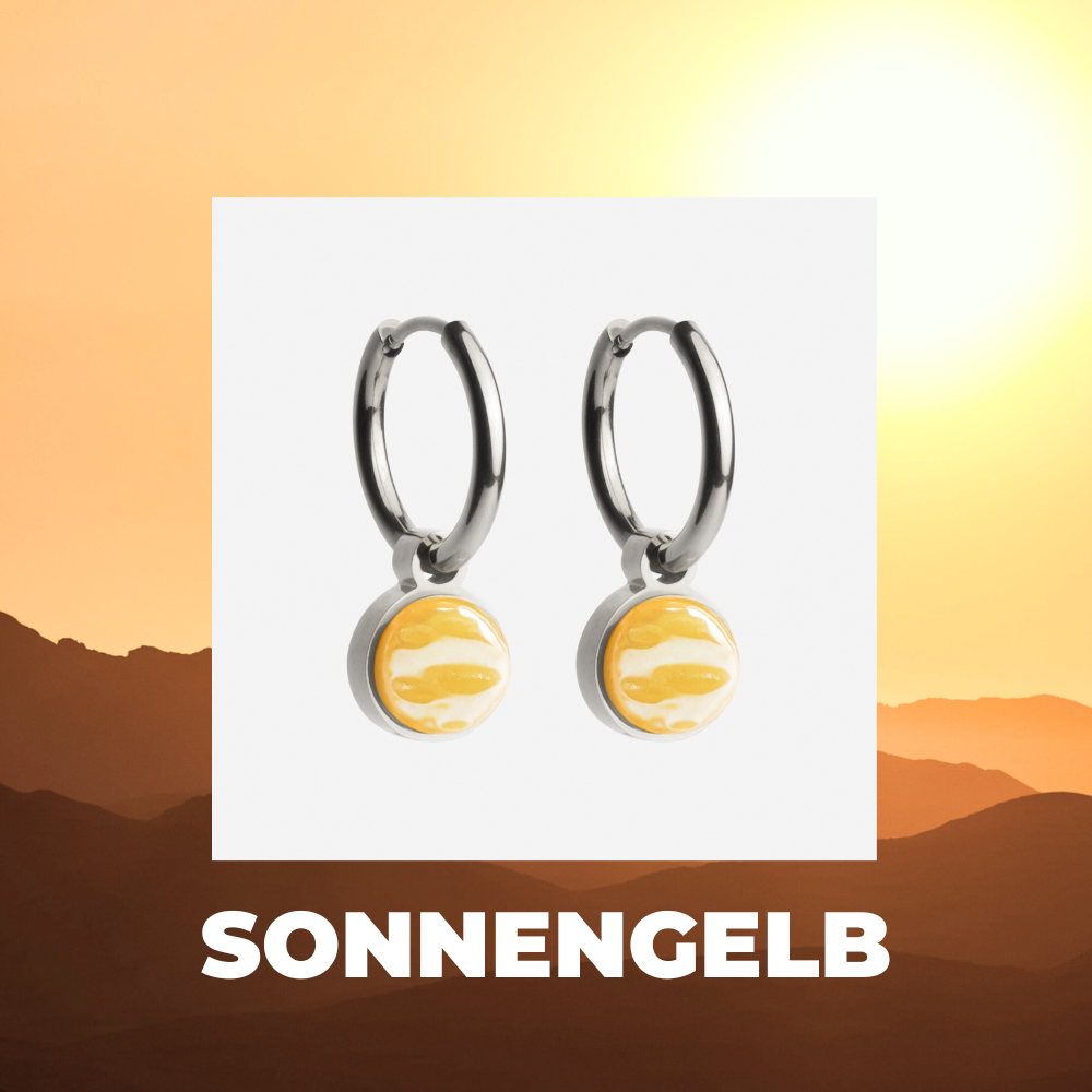 Foto von Hoop earrings with charms • Mix & Match earrings • 16mm Foto von Hoop earrings with charms • Mix & Match earrings • 16mm