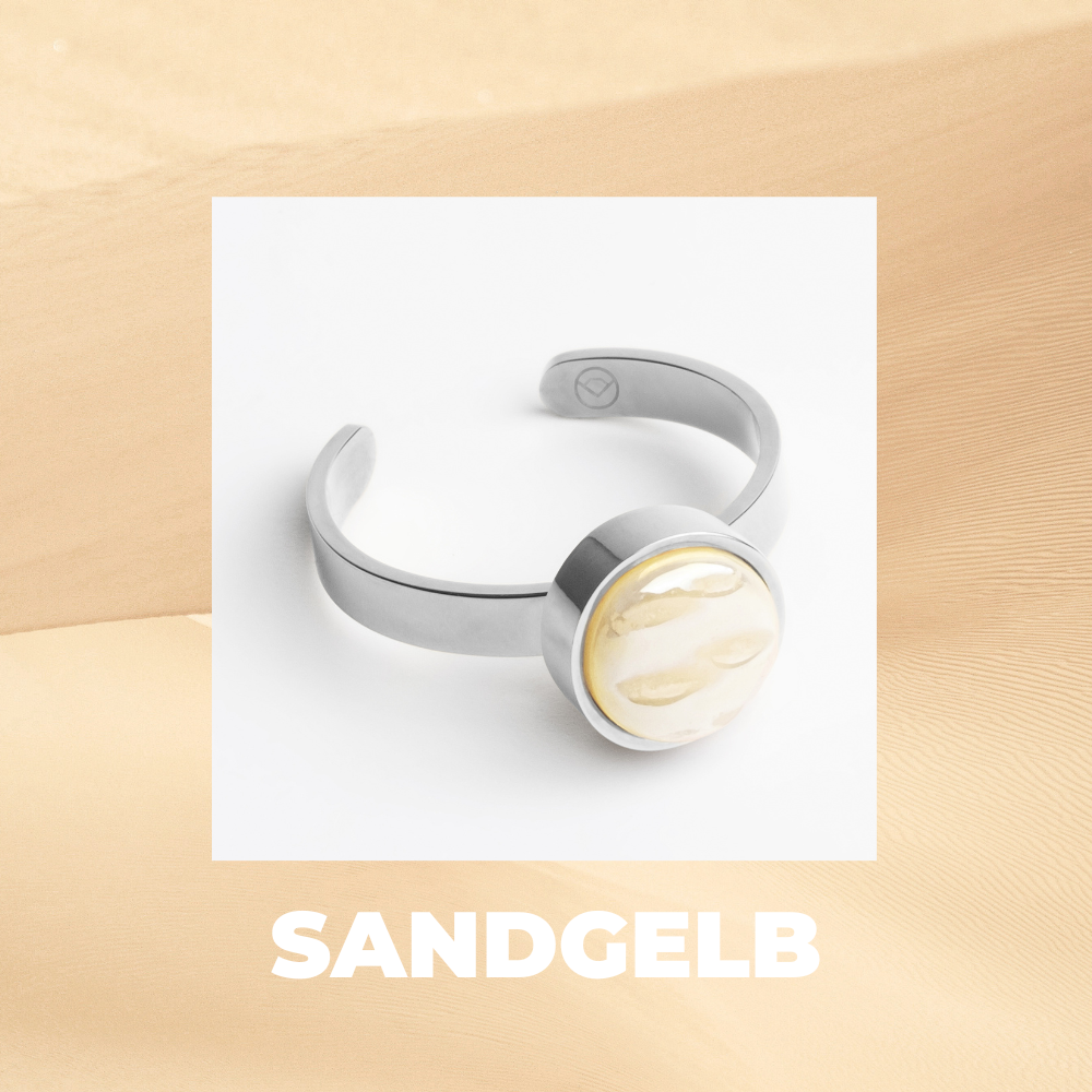 Foto von Verstellbarer Ring mit Stein • 8mm Foto von Verstellbarer Ring mit Stein • 8mm