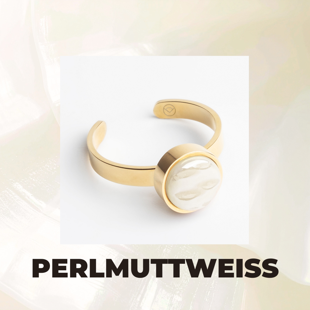 Foto von Adjustable ring with stone • 8mm Foto von Adjustable ring with stone • 8mm