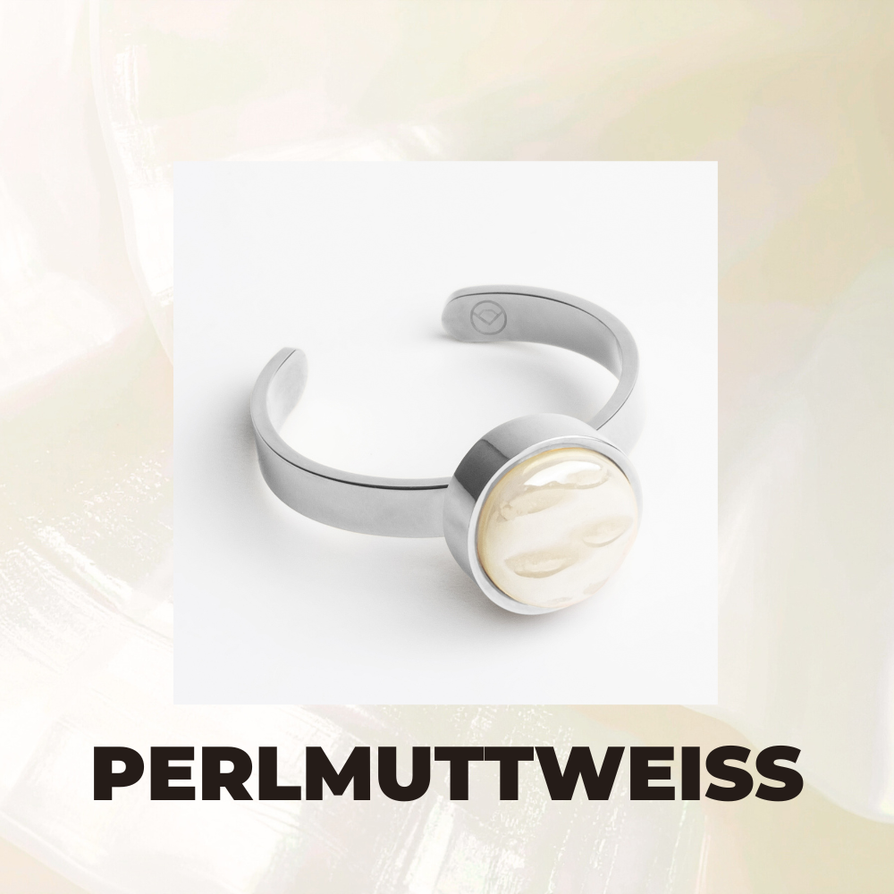 Foto von Adjustable ring with stone • 8mm Foto von Adjustable ring with stone • 8mm