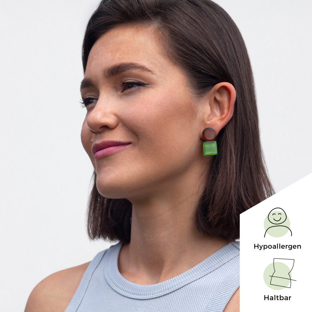 Foto von Geometrische Clip Ohrringe Foto von Geometrische Clip Ohrringe