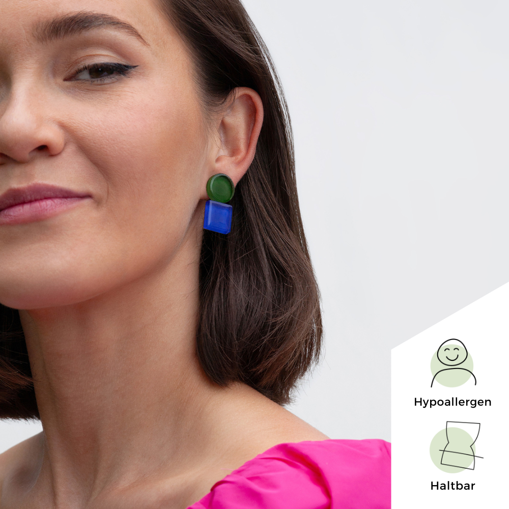 Foto von Geometrische Clip Ohrringe Foto von Geometrische Clip Ohrringe
