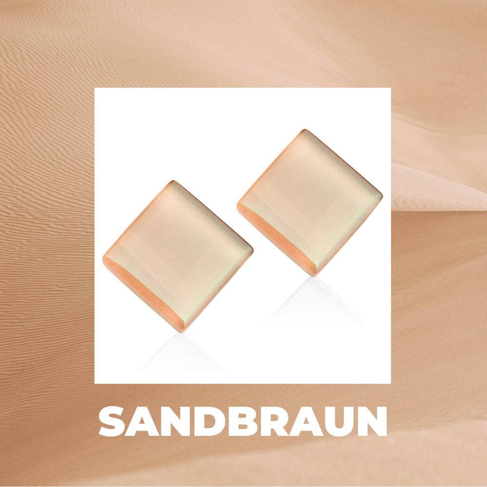 Foto von Statement Clip Ohrringe aus Glas • 20mm Foto von Statement Clip Ohrringe aus Glas • 20mm