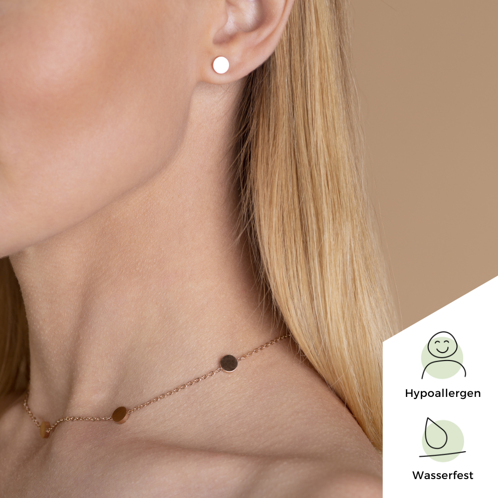 Foto von Kleine Ohrstecker mit Kreiselementen Foto von Kleine Ohrstecker mit Kreiselementen