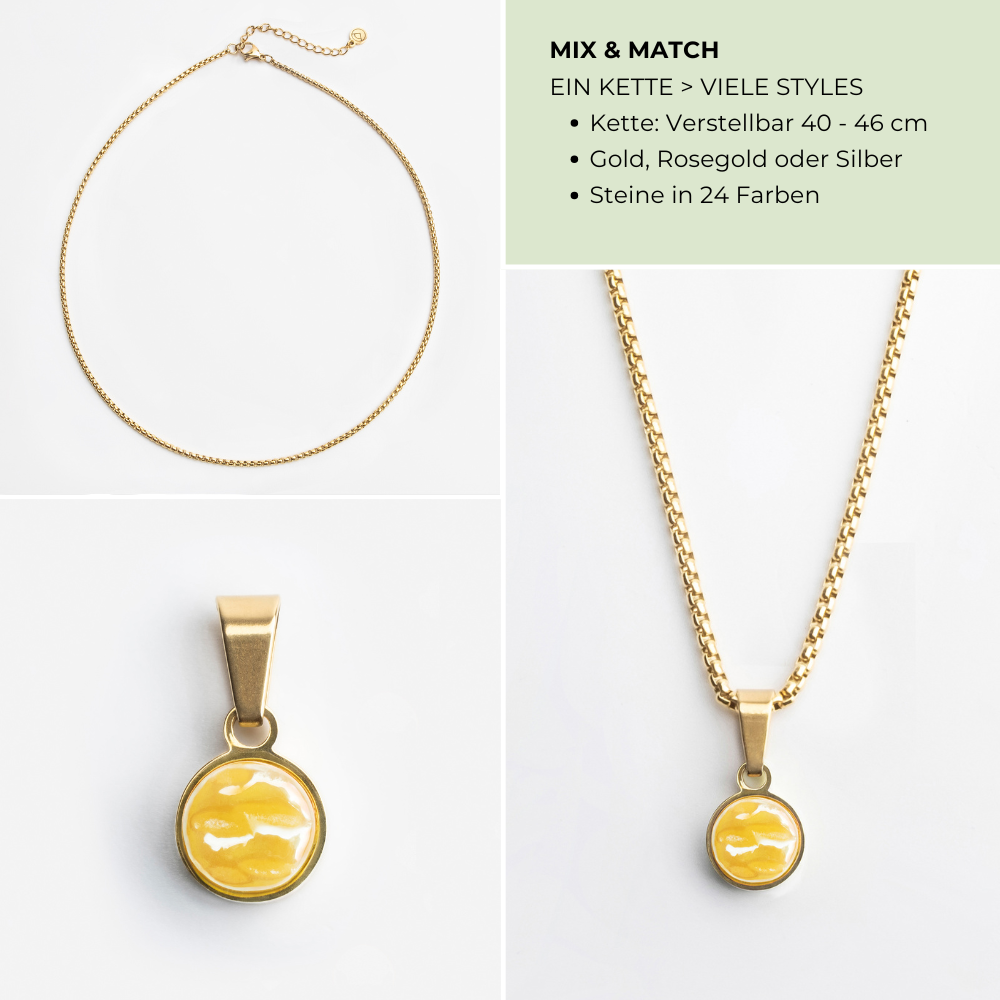 Foto von Short necklace with pendant • Mix & Match necklace Foto von Short necklace with pendant • Mix & Match necklace