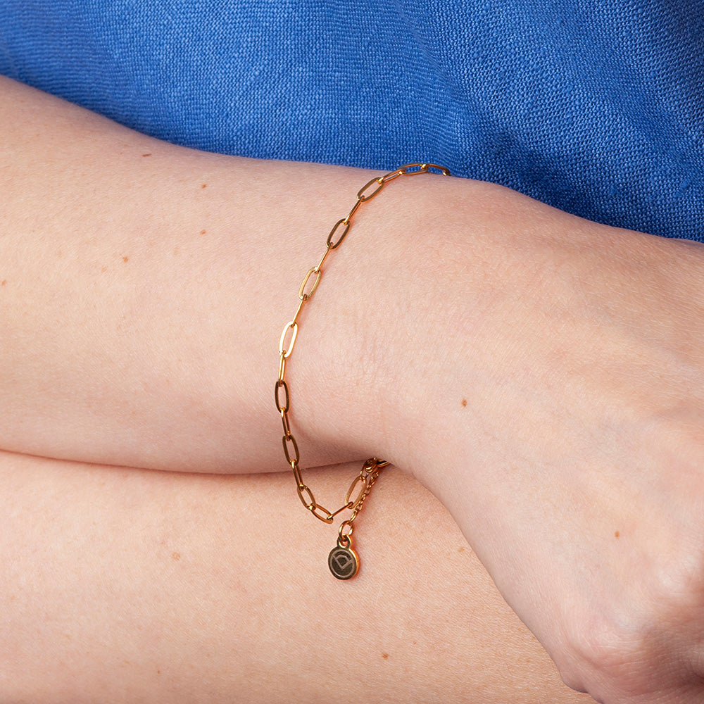 Foto von Filigranes Gliederarmband Edelstahl • verstellbar