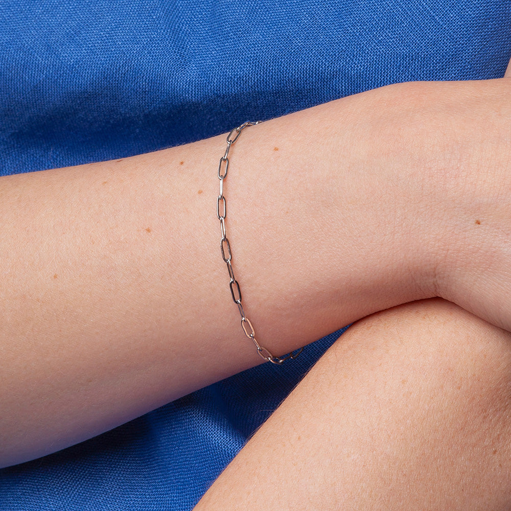 Foto von Filigranes Gliederarmband Edelstahl • verstellbar