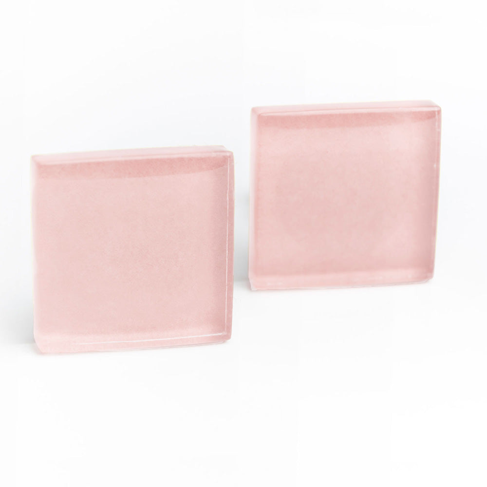 Foto von Statement Clip Ohrringe aus Glas • 20mm