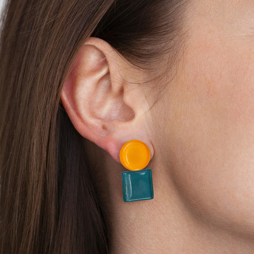 Foto von Geometric Clip Earrings Foto von Geometric Clip Earrings