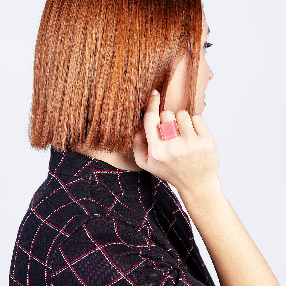 Foto von Statement ring with 20mm stone • adjustable size Foto von Statement ring with 20mm stone • adjustable size