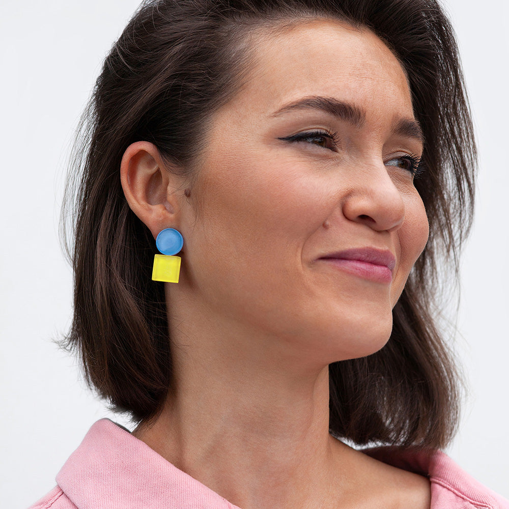 Foto von Geometric Clip Earrings Foto von Geometric Clip Earrings