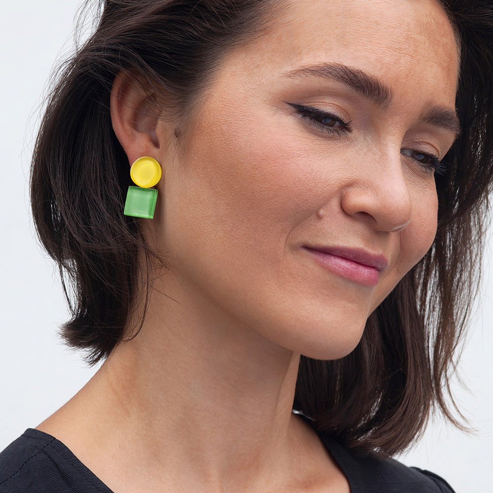 Foto von Geometric Clip Earrings Foto von Geometric Clip Earrings