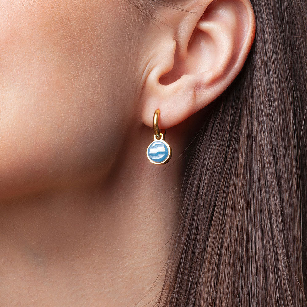 Foto von Hoop earrings with pendants • Mix & Match earrings • 12mm Foto von Hoop earrings with pendants • Mix & Match earrings • 12mm