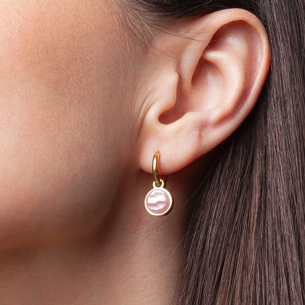 Foto von Hoop earrings with pendants • Mix & Match earrings • 12mm Foto von Hoop earrings with pendants • Mix & Match earrings • 12mm