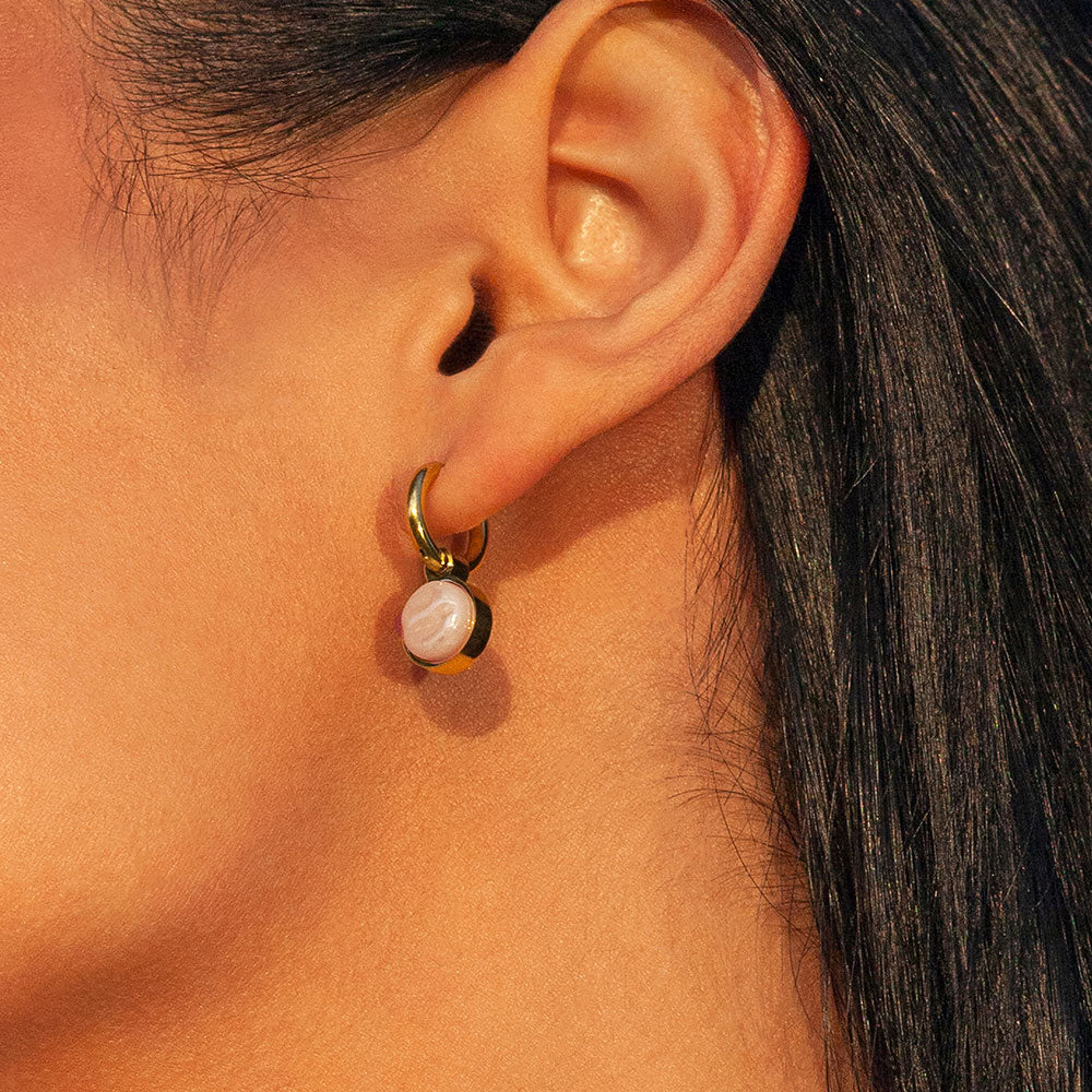 Foto von Hoop earrings with pendants • Mix & Match earrings • 12mm Foto von Hoop earrings with pendants • Mix & Match earrings • 12mm