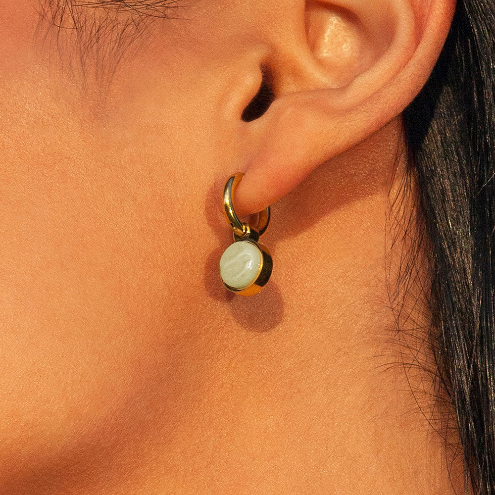 Foto von Creolen mit Anhänger  • Mix & Match Ohrringe • 12mm