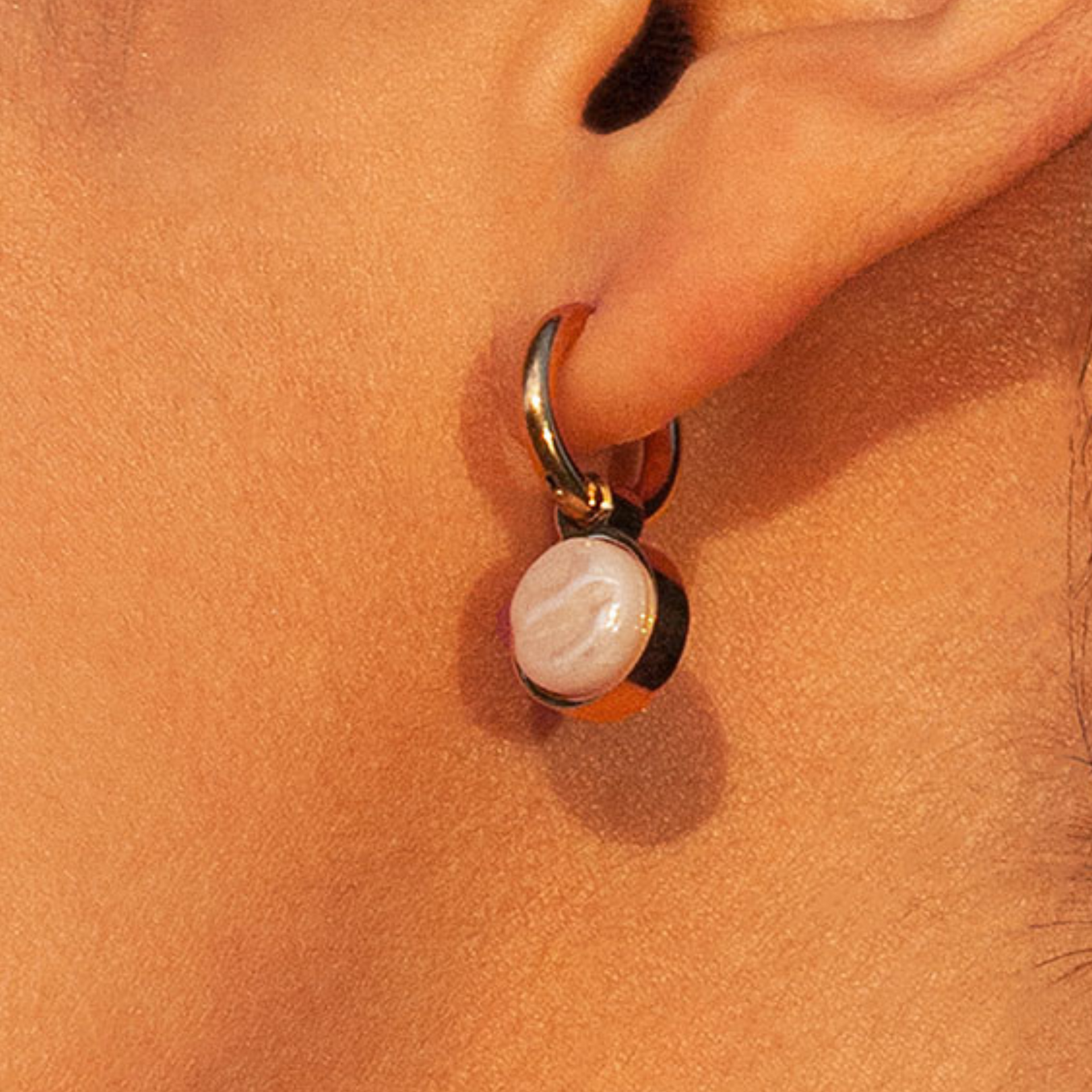 Foto von Hoop earrings with pendants • Mix & Match earrings • 12mm Foto von Hoop earrings with pendants • Mix & Match earrings • 12mm