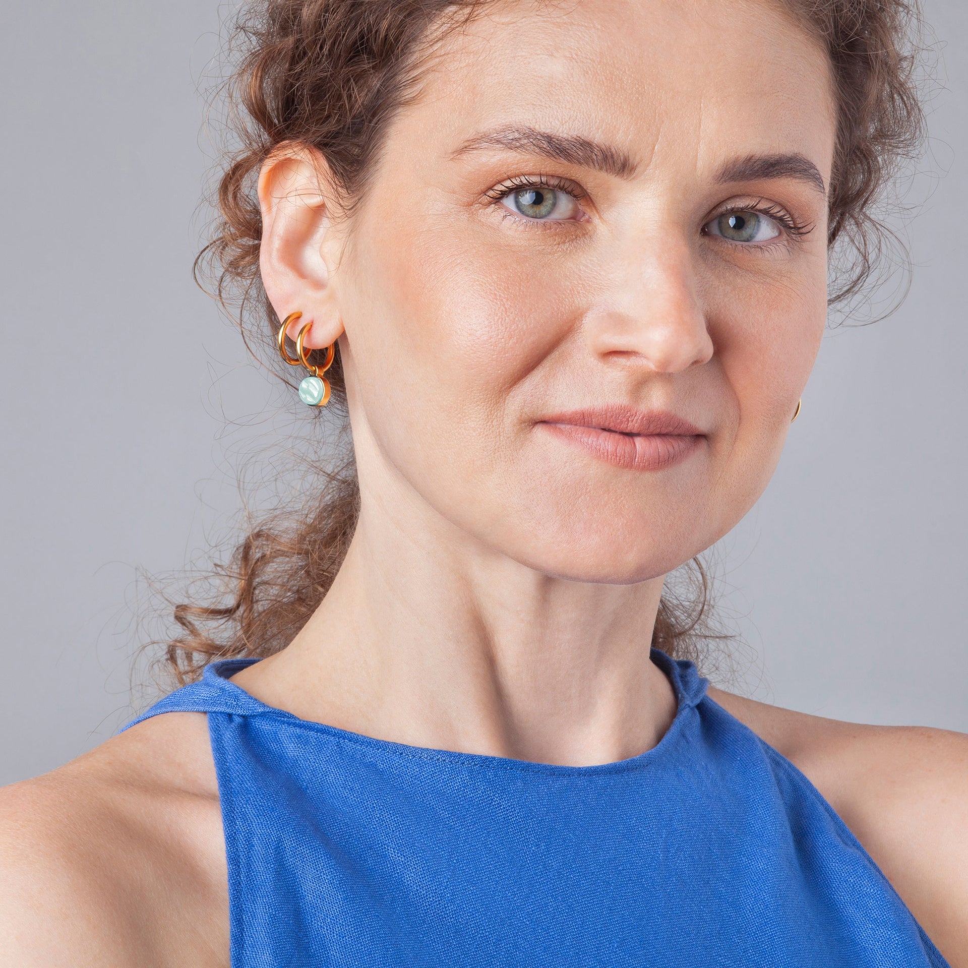 Foto von Hoop earrings with charms • Mix & Match earrings • 16mm Foto von Hoop earrings with charms • Mix & Match earrings • 16mm