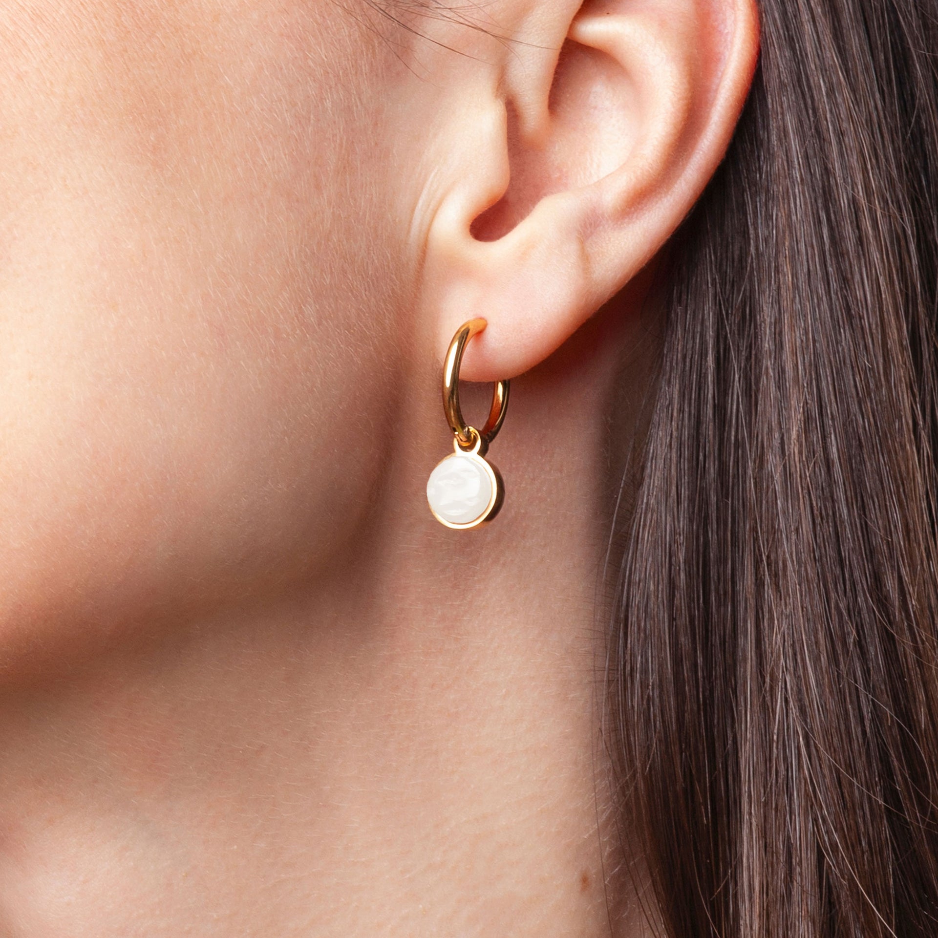 Foto von Hoop earrings with charms • Mix & Match earrings • 16mm Foto von Hoop earrings with charms • Mix & Match earrings • 16mm