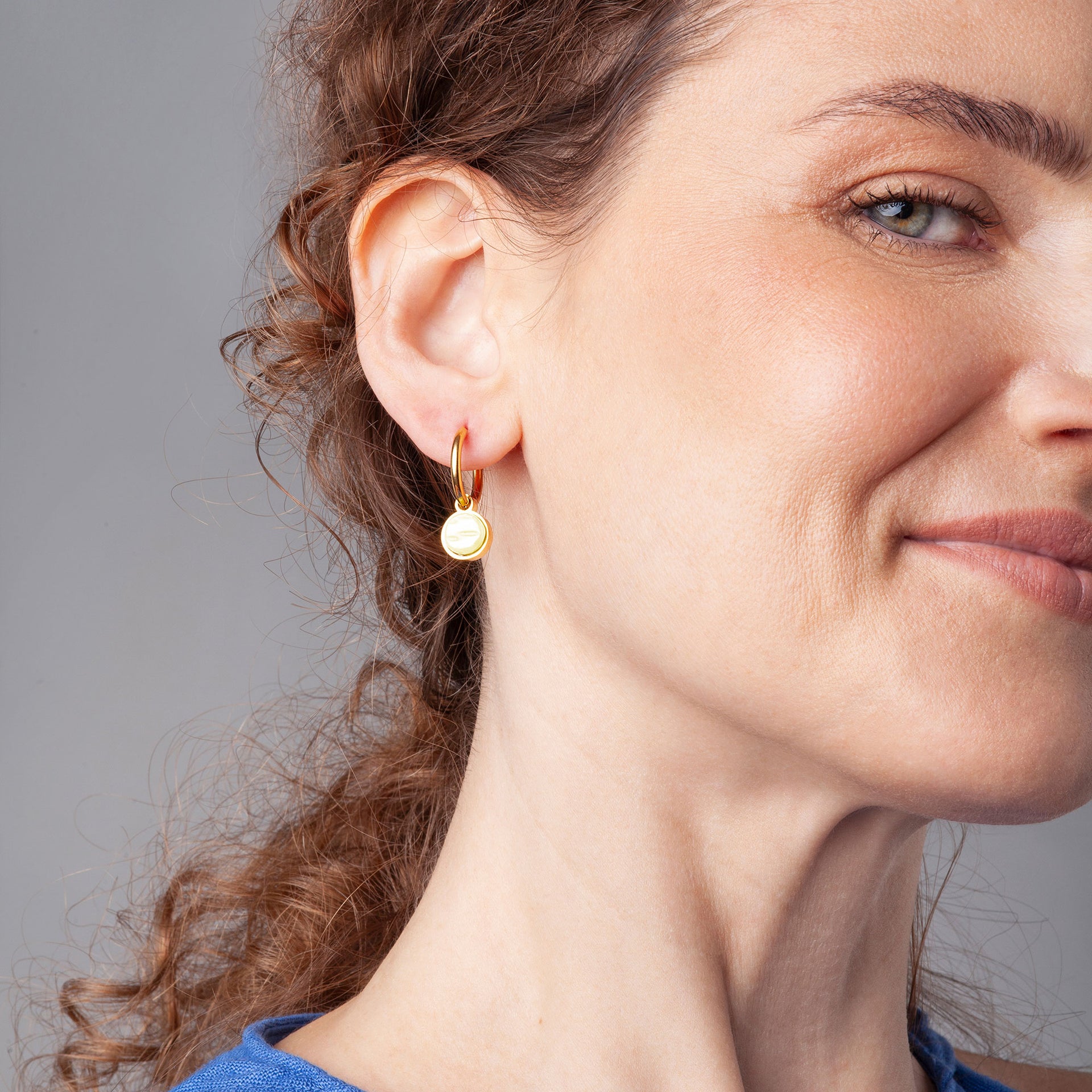 Foto von Hoop earrings with charms • Mix & Match earrings • 16mm Foto von Hoop earrings with charms • Mix & Match earrings • 16mm