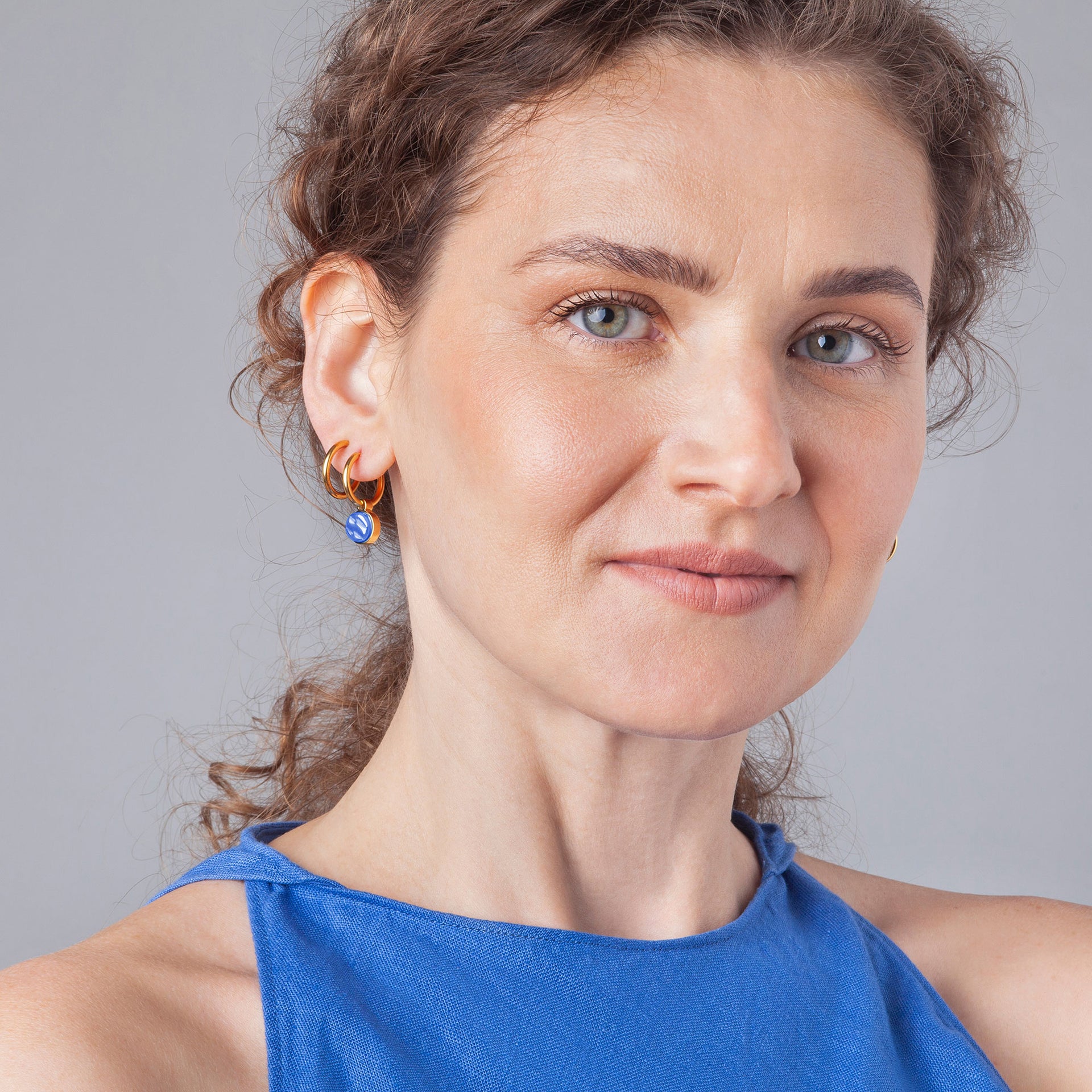 Foto von Hoop earrings with charms • Mix & Match earrings • 16mm Foto von Hoop earrings with charms • Mix & Match earrings • 16mm